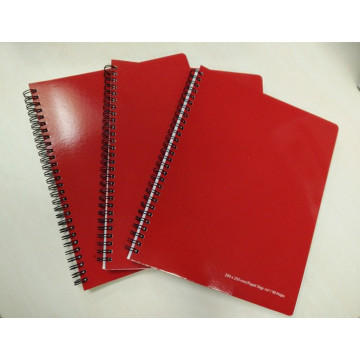 Size 200*250mm Double Spiral Notebook Hardcover Diary Notebook for Promotional Gift